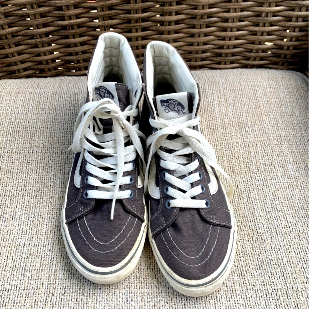 Grey high top VANS